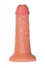 Realistic dildo Caliber 14/3 , PVC, flesh,  length 14cm, diameter 3cm
